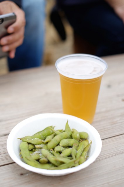 枝豆とビールのセット